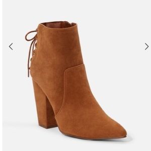 Suede Ridley Lace-up Booty